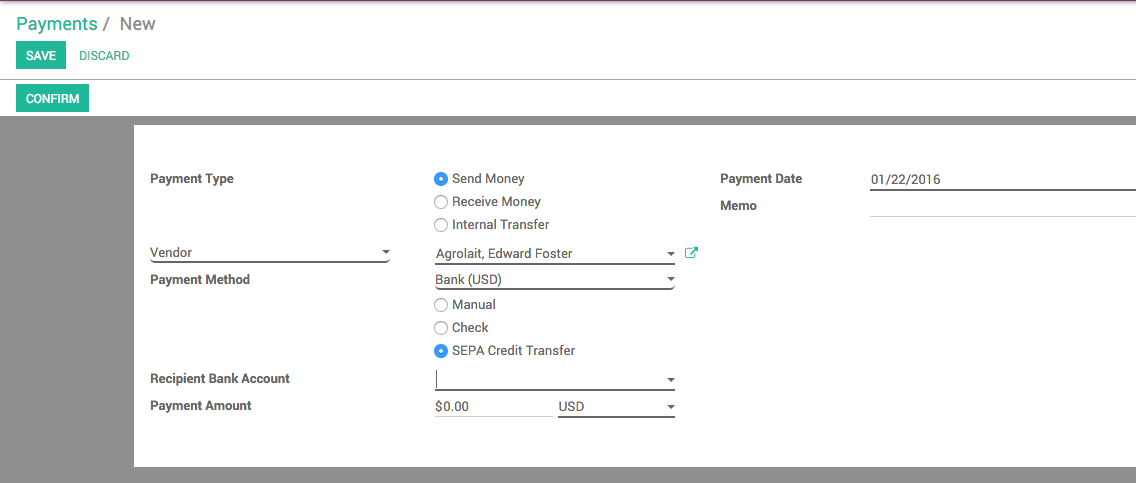 Odoo-Payment-with-SEPA