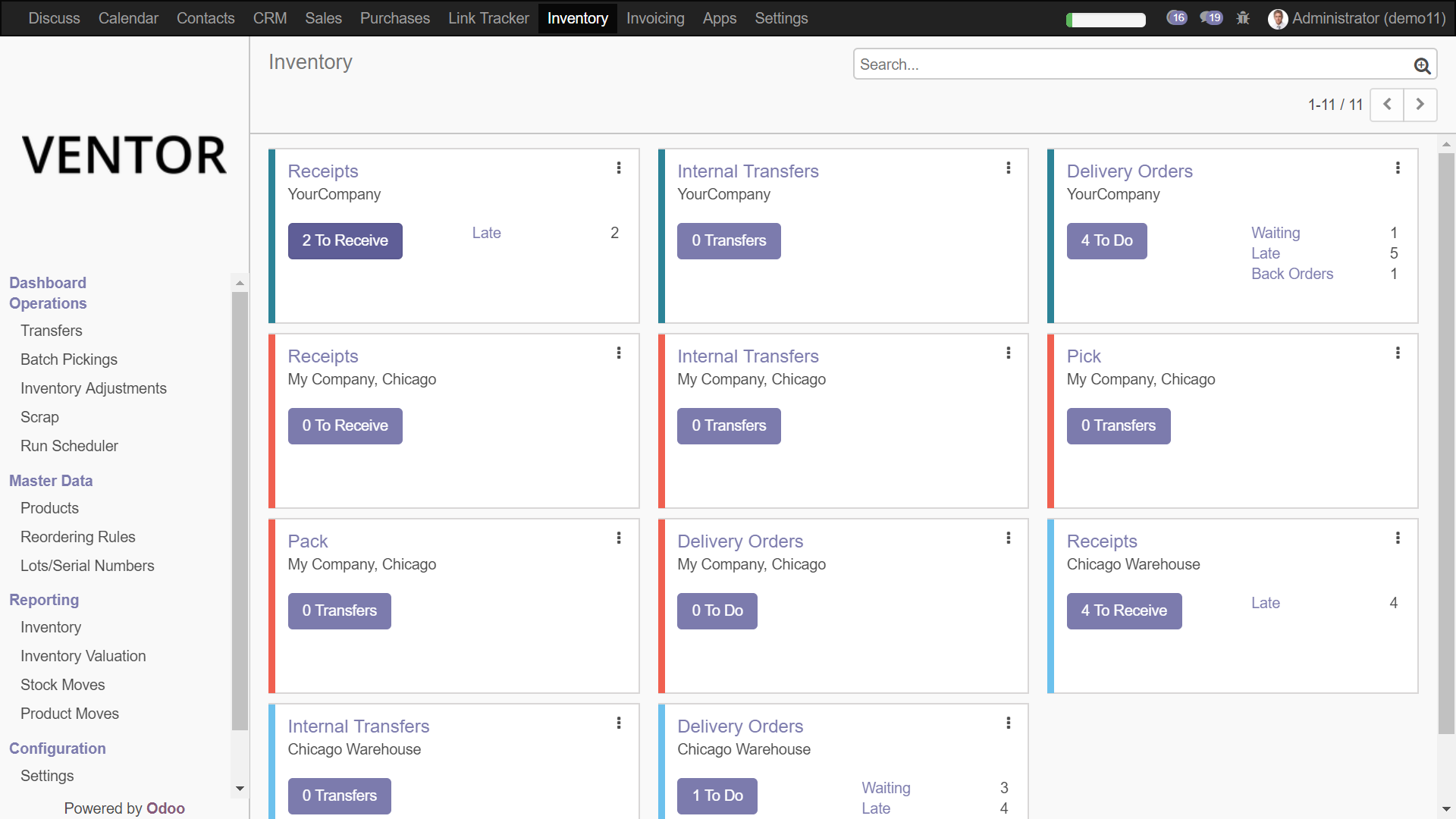 Inventory Odoo App