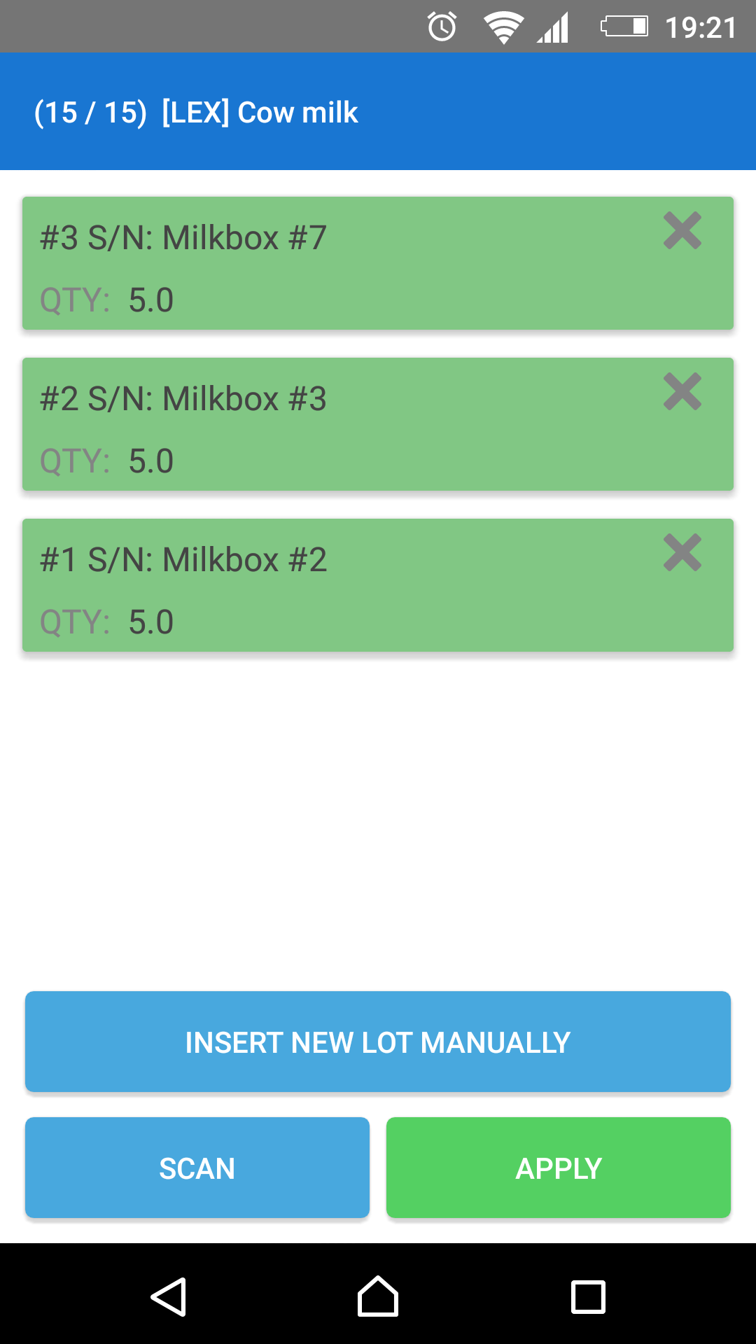 Odoo inventory management