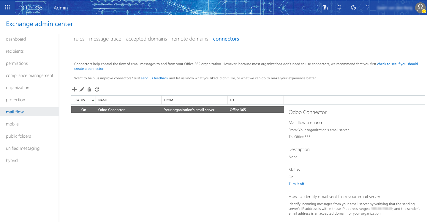 domain outlook office 365 email settings