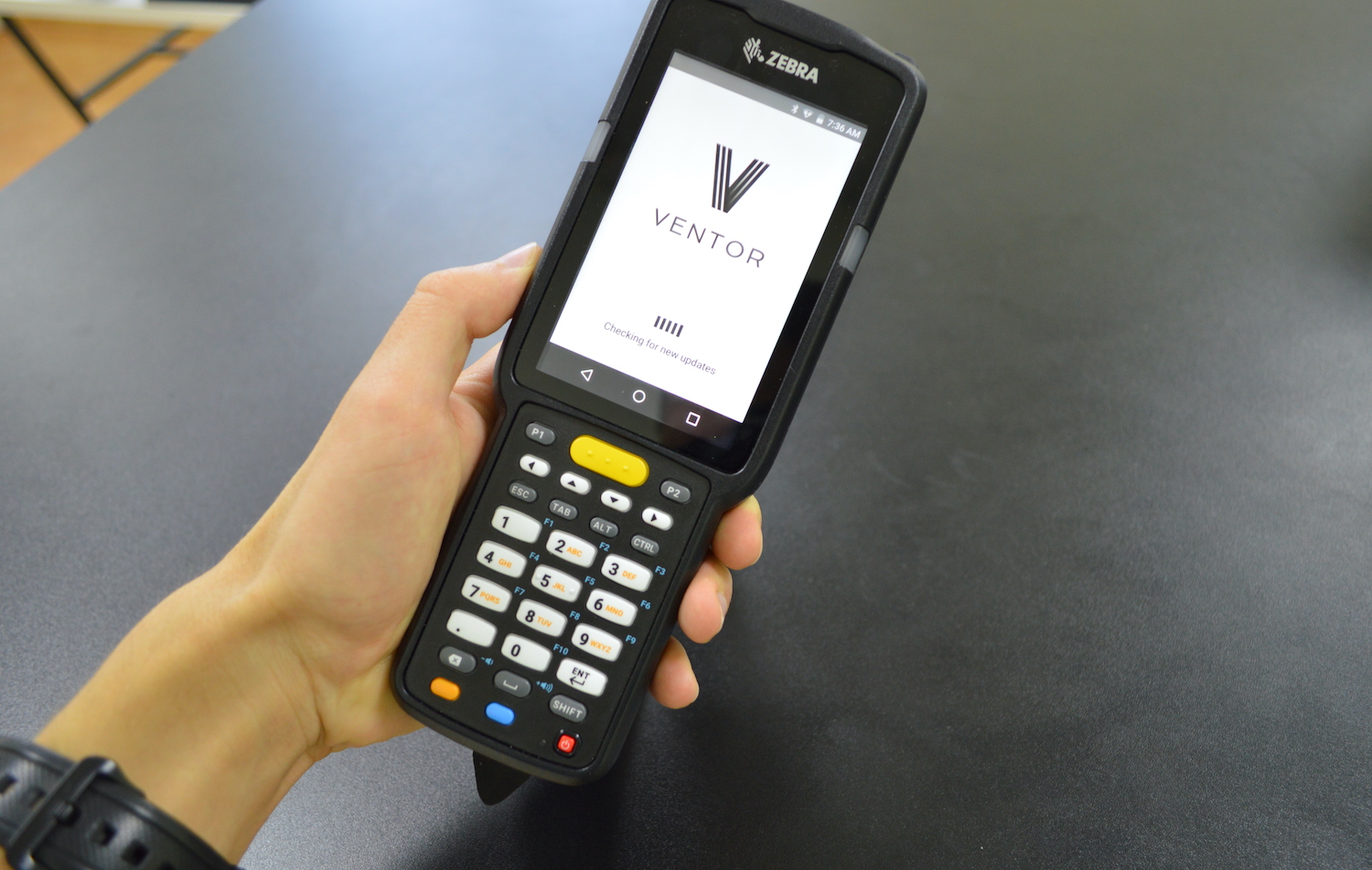 Ventor barcode scanner