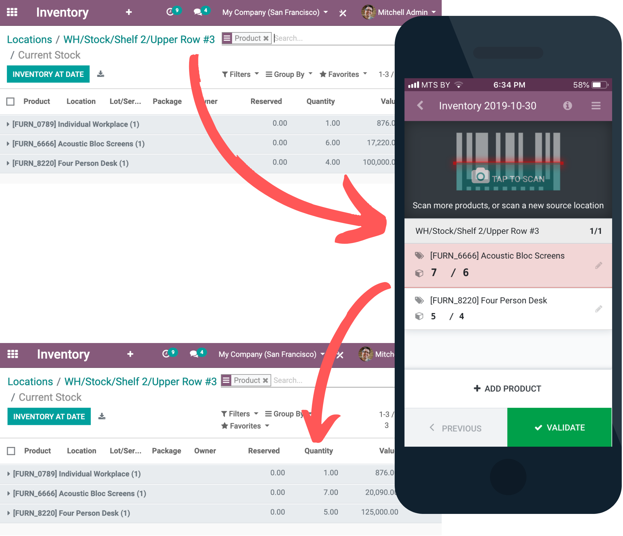 barcode odoo enterprise