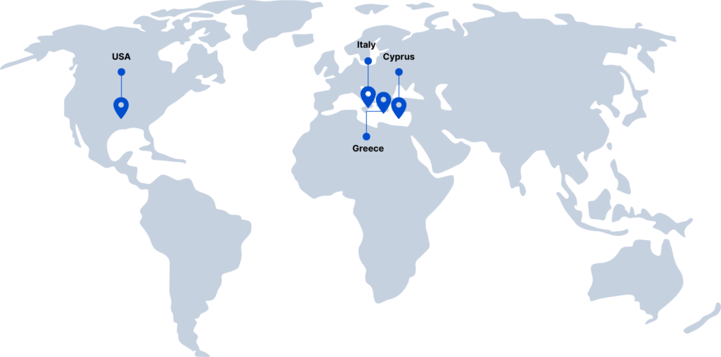 asbis companies on a map