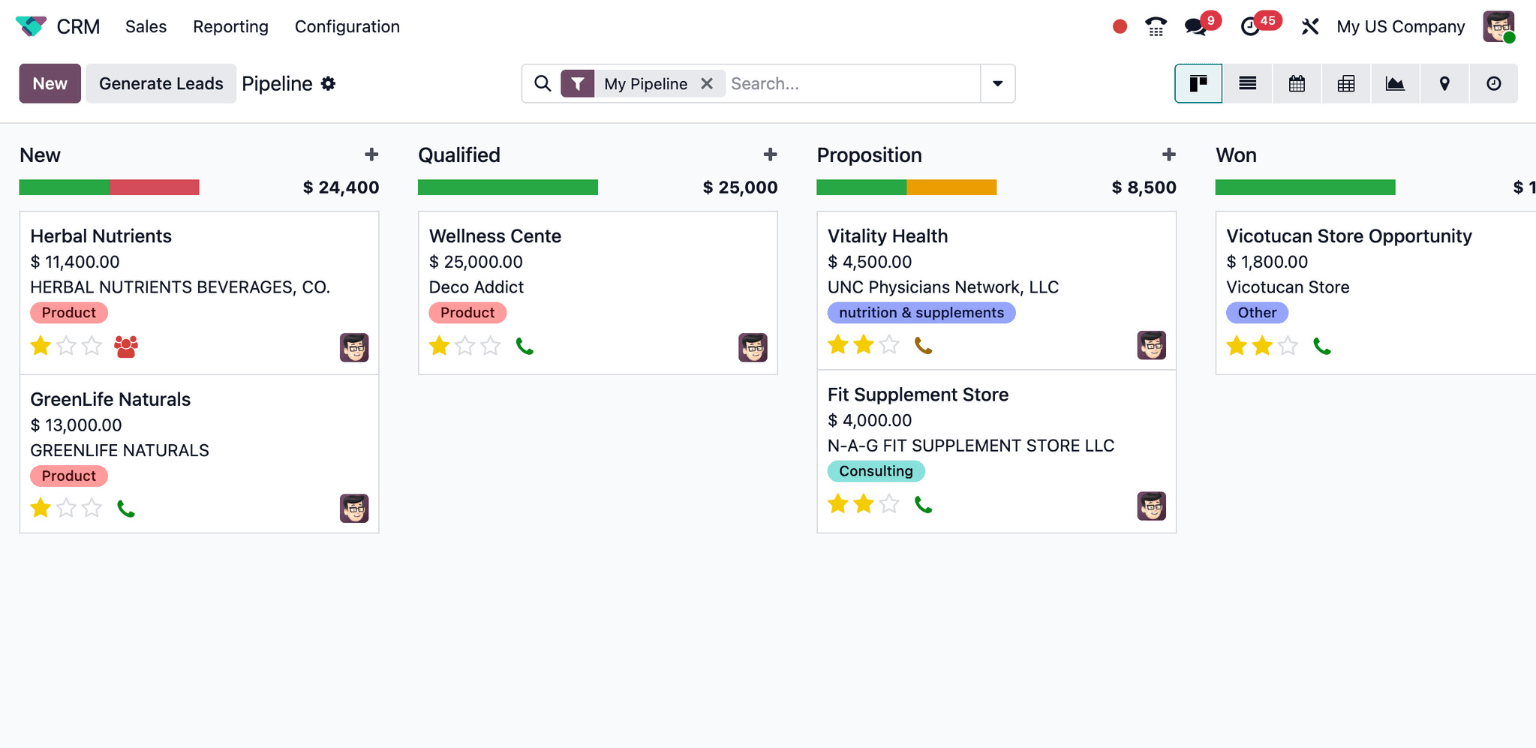 odoo crm