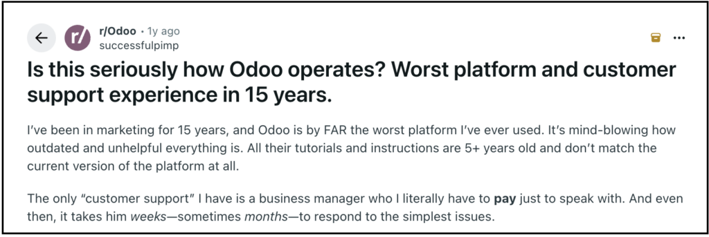 Odoo review